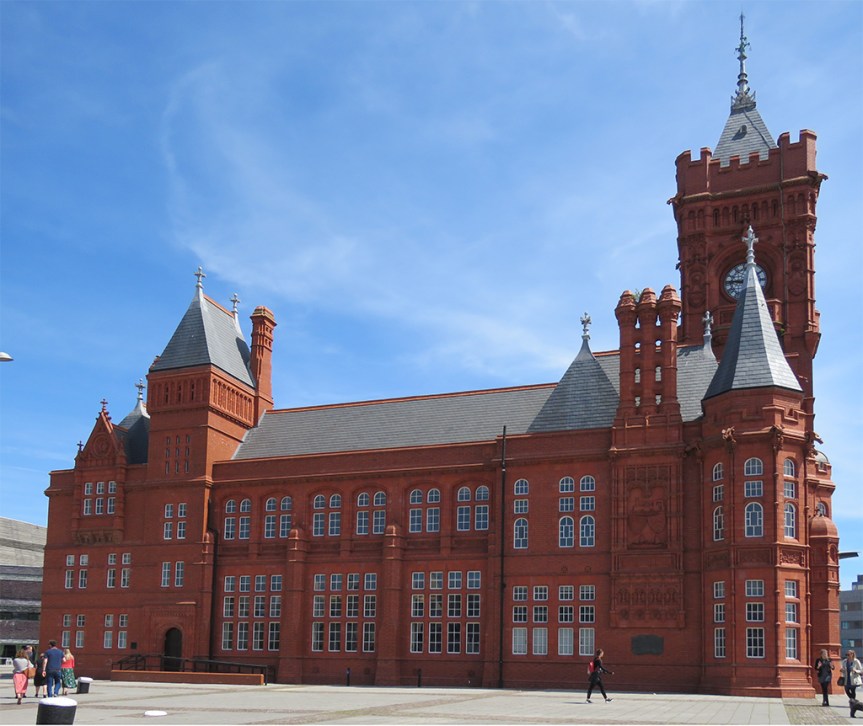 The Pierhead building in Cardiff