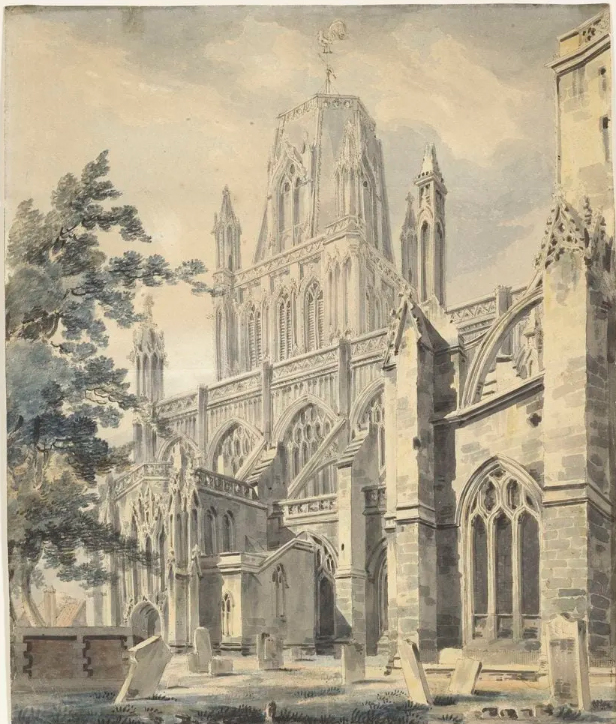 South_Porch_of_St_Mary_Redcliffe_Church,_Bristol_c.1791-2